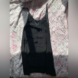 black vintage gothic mini dress